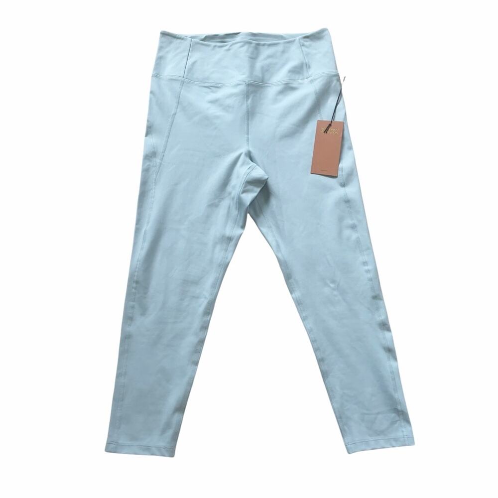 Girlfriend Collective sky blue high waisted leggings Large
